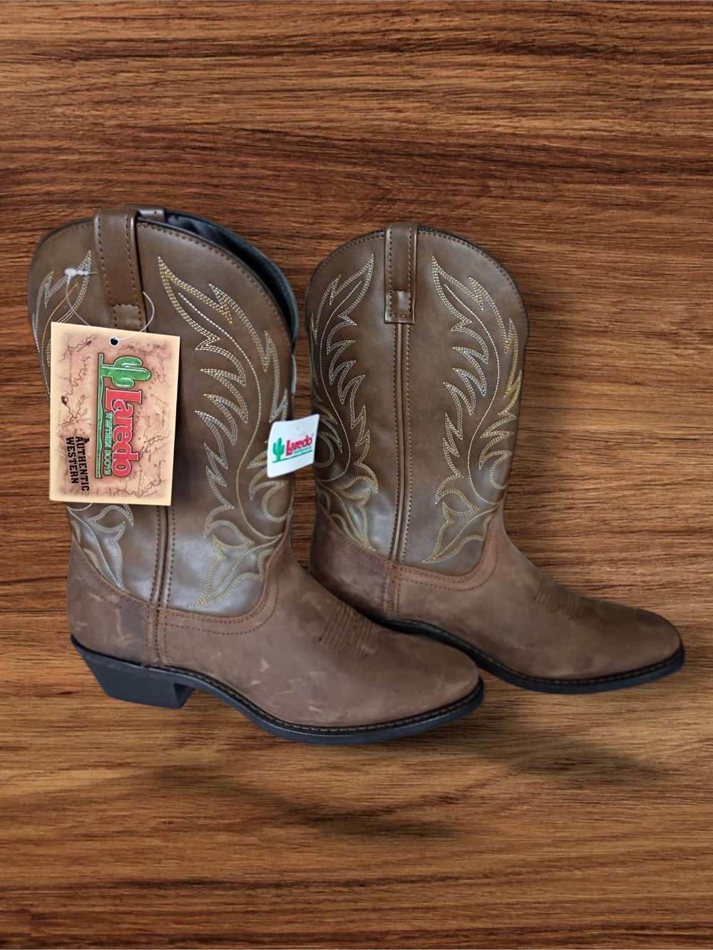 Laredo Brown Women’s Western Heeled Boots